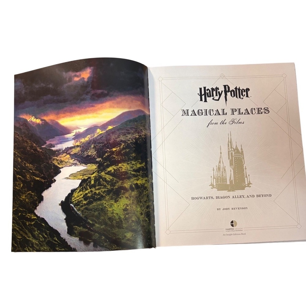 Harry Potter Magical Places from Films 2015 Hardcover Book with Diagon Alley Map - Picture 9 of 9